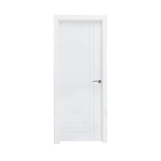 puerta lacada blanca 4 rayas