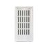 puerta plegable cristal blanca