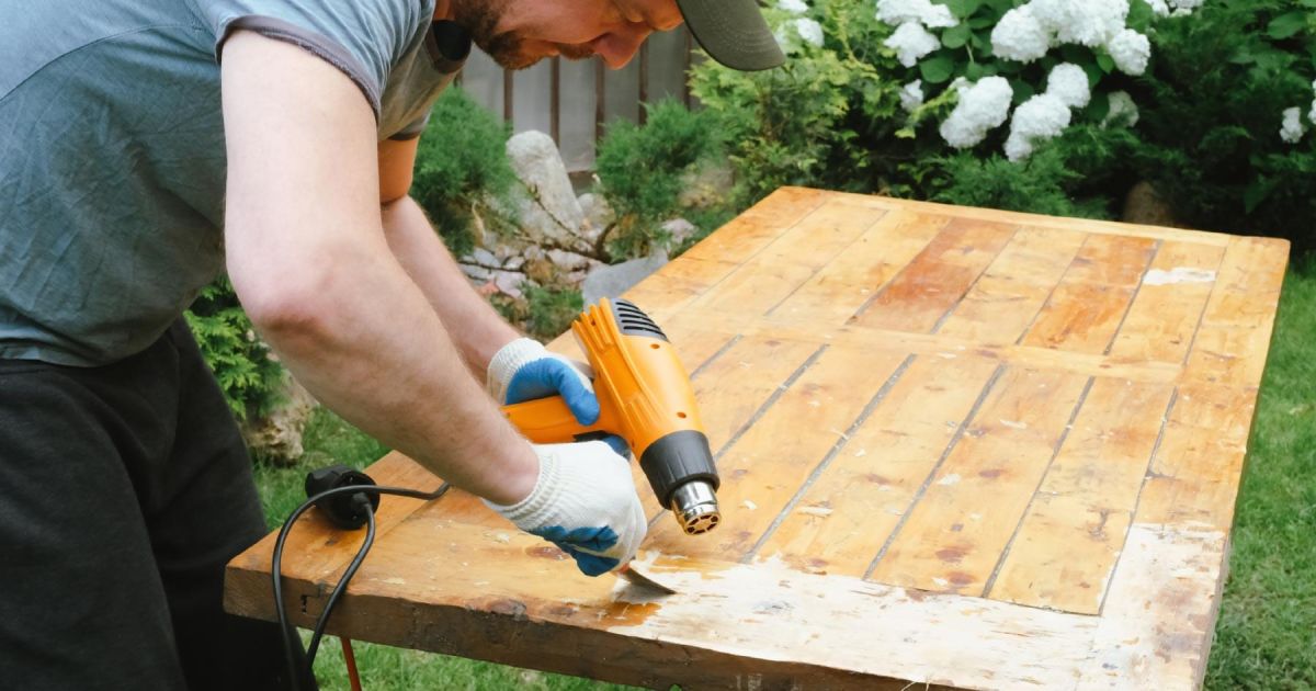 como quitar el barniz de la madera