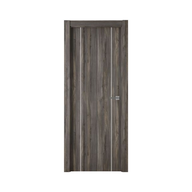 puerta laminada X1001 vulcano con greca blanca