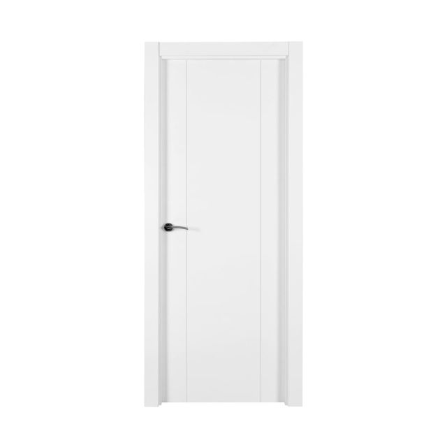 puerta blanca 2 rayas verticales