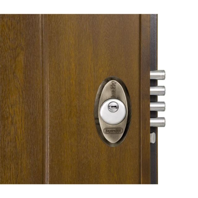 puerta-acorazada-rustica-nogal-cerradura