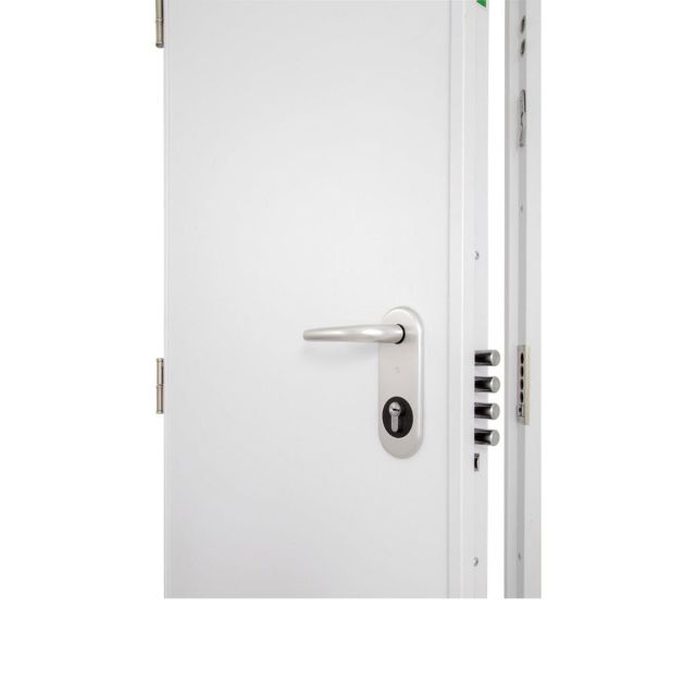 puerta-acorazada-blanca-manilla