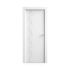 Puerta lacada blanca en block maciza mod. TB85 con líneas verticales de forma serpentina