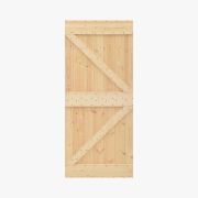 puerta interior rustica