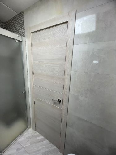 puerta interior moderna aseo