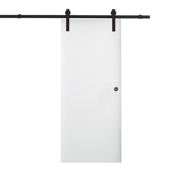 puerta corredera blanca lisa tbc1