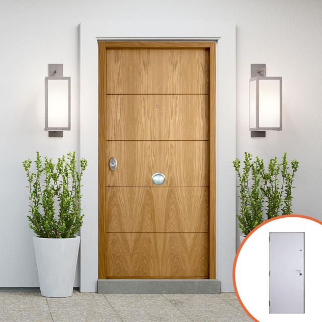 puerta acorazada lucerna exterior