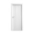 Puerta Lacada Blanca en Block Maciza Modelo TB74 con Líneas Verticales Estilizadas