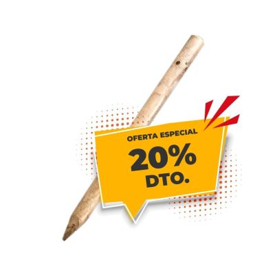 precio postes madera abeto punta