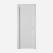 puerta blanca en block