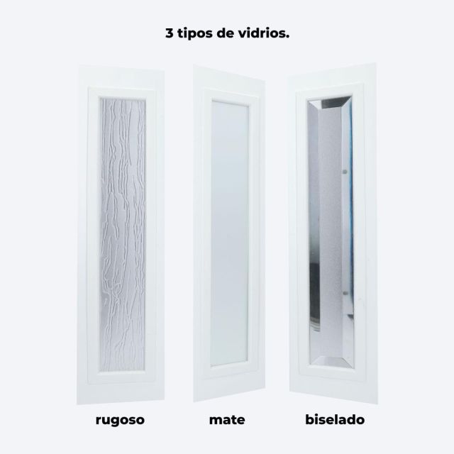 tipos de vidrio de puertas plegables