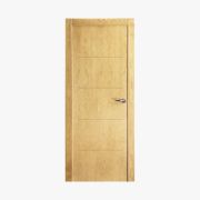 puerta maciza natural interior