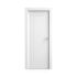 Puerta Lacada Blanca Maciza Modelo TB713 con Patrón de Líneas Verticales y Horizontales Escalonadas
