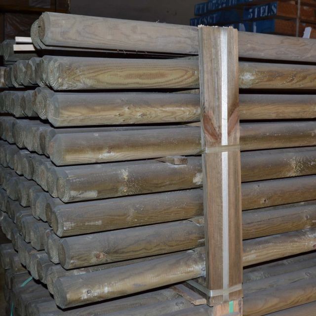 postes de madera 4 metros