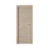 Puerta laminada X1005 roble estrío con greca blanca